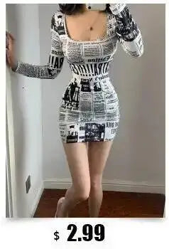 Nightclub High WOMENGAGA Waist Women Slim Mini Dress T Shirt Thin Hot Sexy Korean Women Tops Transparent Summer Fashion 6A26