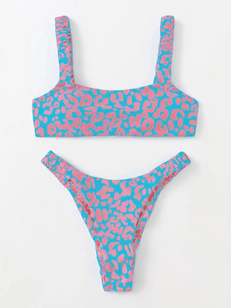 sexy micro bikini 2026 women orange leopard print push up padded thong swimsuit female cut out bathing suit swimwear biquini