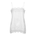 Women Camisoles Solid Color Lace Trim Spaghetti Strap Casual Tank Tops Summer Fashion Sleeveless Vests Streetwear