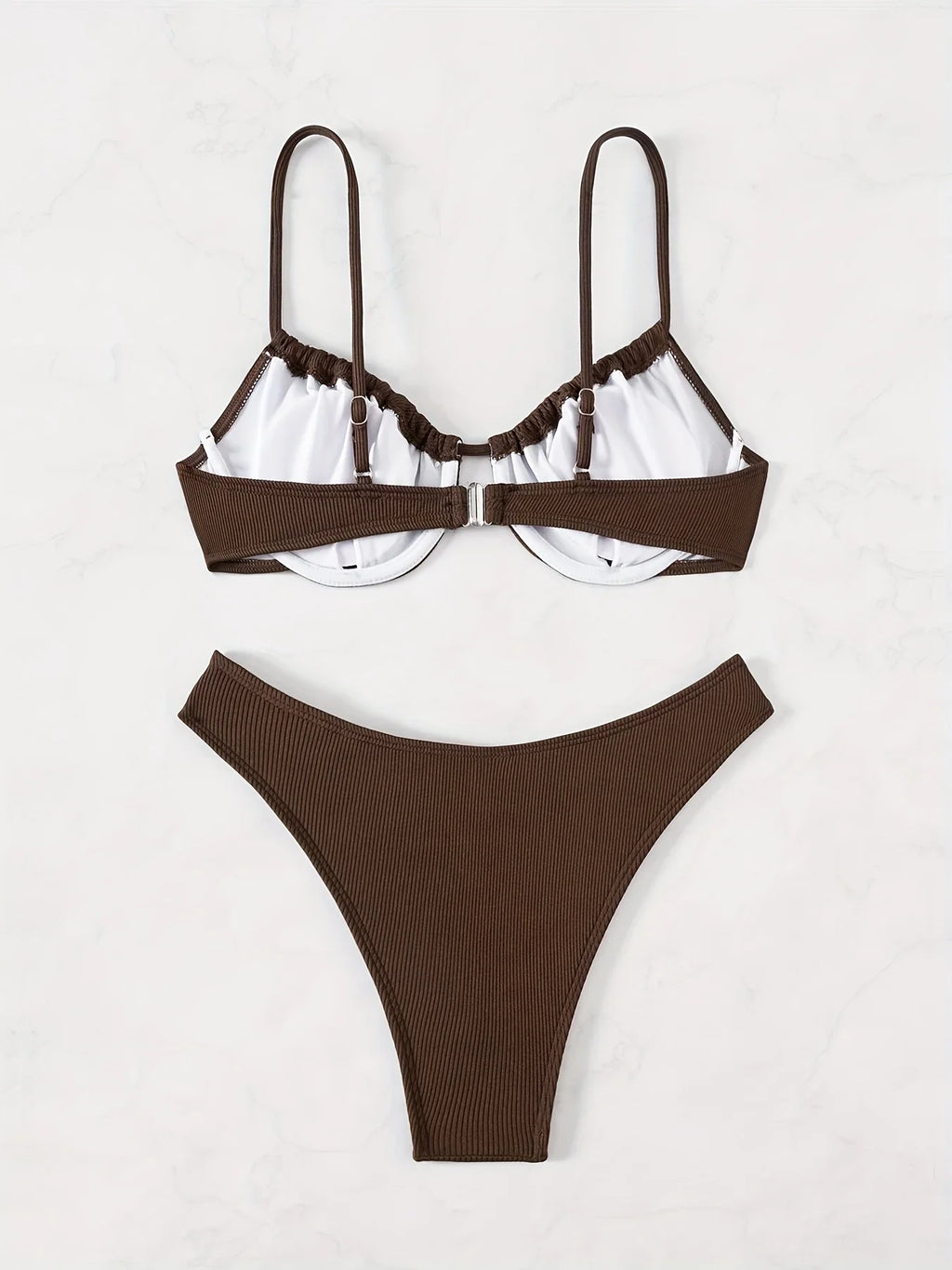 ZTVitality Sexy Solid Underwire Bikinis 2025 New Arrival Two- Piece Push Up Swimsuit Women's Swimwear Summer Beachwear Biquini