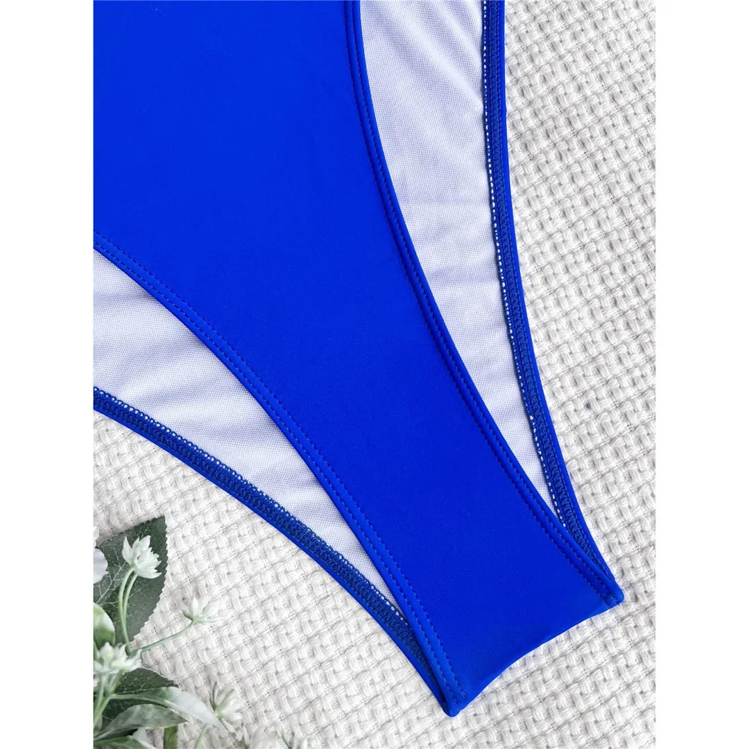 Scrunch Butt Swimsuits Deep V Neck Cross Backless One Piece Swimsuit Women Swimwear Female Monokini High Cut Bathing Suit Swim