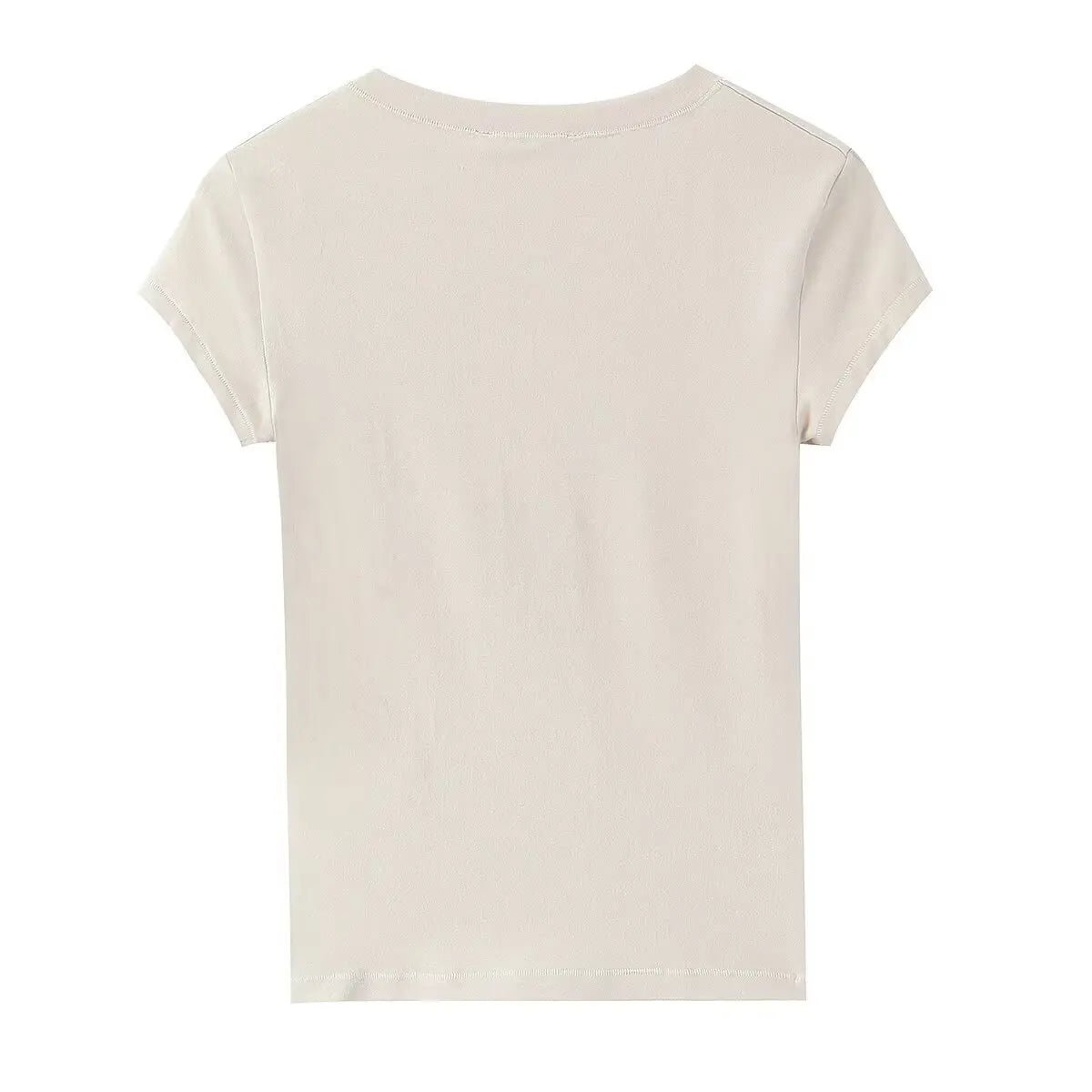 Women's Short-Sleeve Slim-Fit Simple V-Neck T-Shirt Colors Women V Neck Slim Fit Short Sleeve T Shirt Casual Top For Summer K1LO