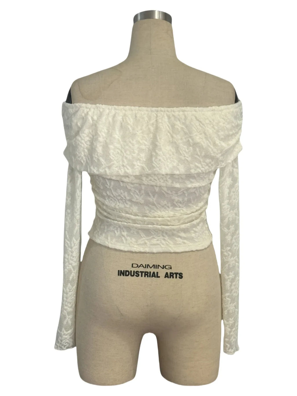2025 autumn one-shoulder long-sleeved slim-fitting commuting inner top
