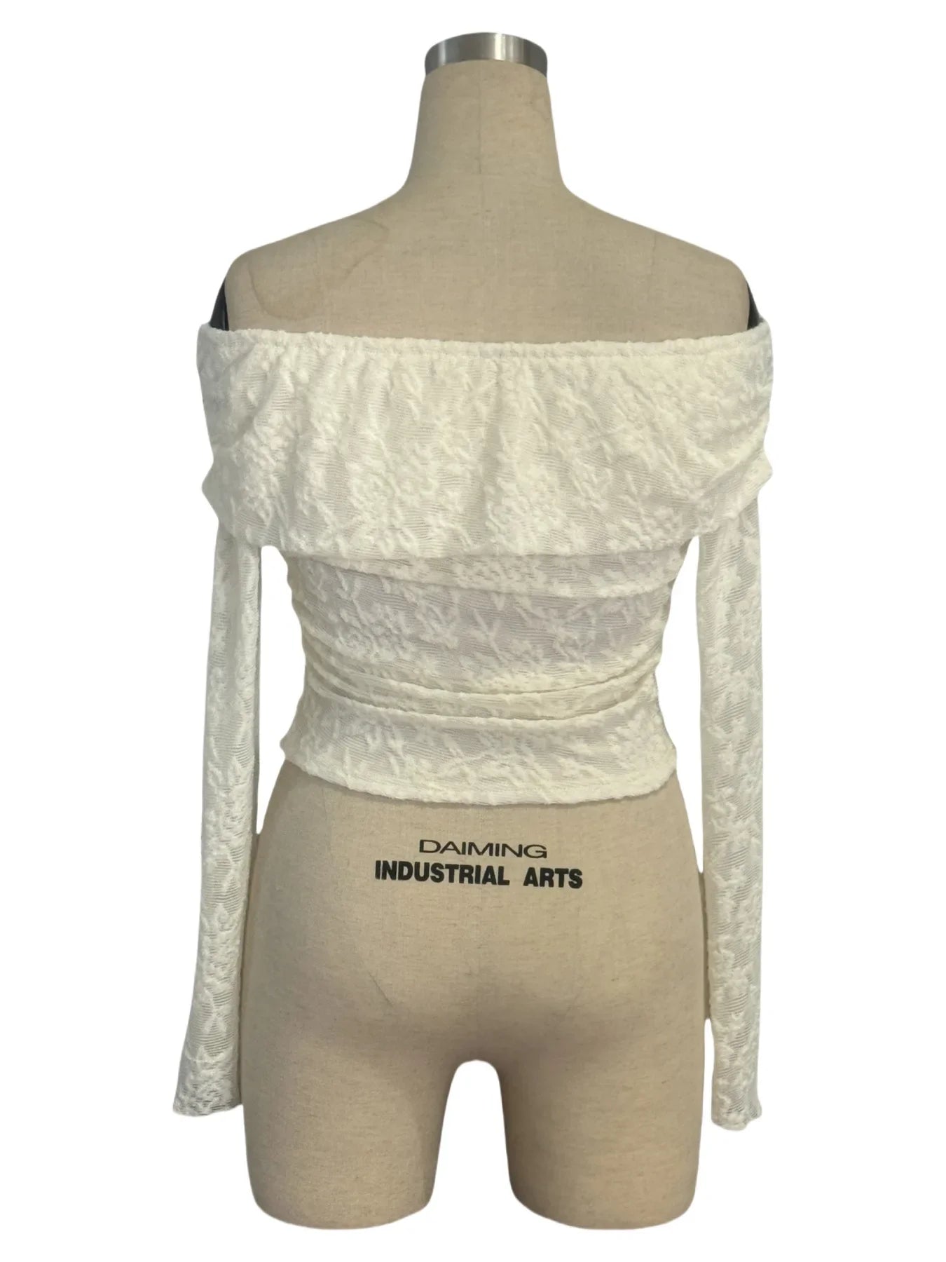 2025 autumn one-shoulder long-sleeved slim-fitting commuting inner top