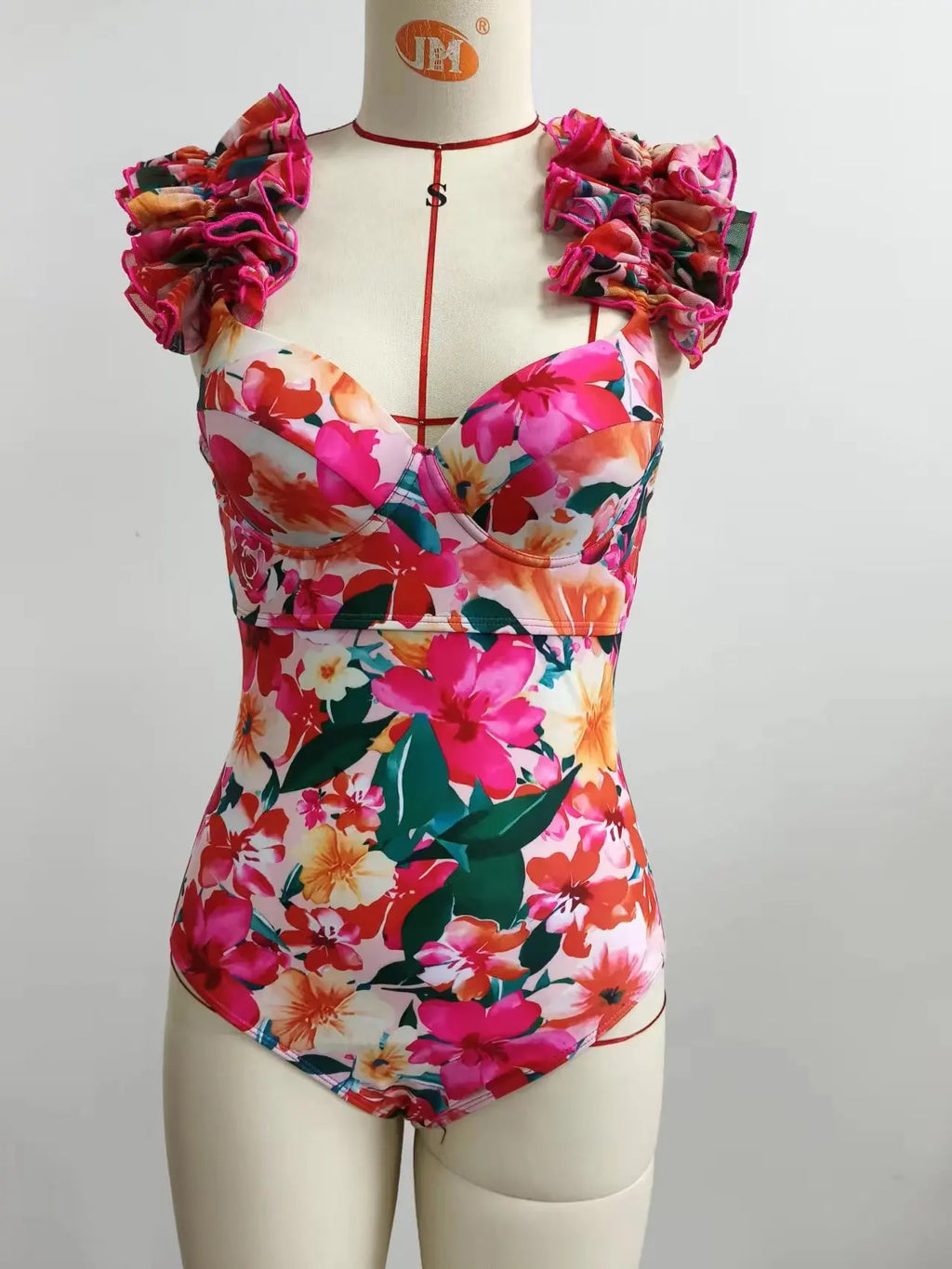 2026 New Fashion High Quality One Piece Swimsuit Skirt Swimsuit Print Padded Swimwear Women Slimming Bathing Suit Beach Wear