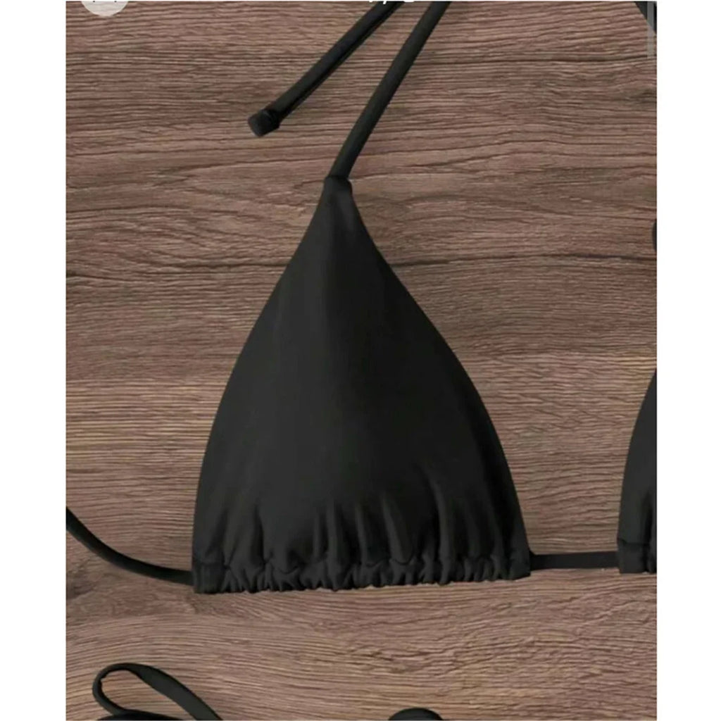 S - XL Sexy 3D Flowers Halter Strappy Bikini Women Swimwear Female Swimsuit Two-Pieces Bikini Set Bather Bathing Suit Swim V5297