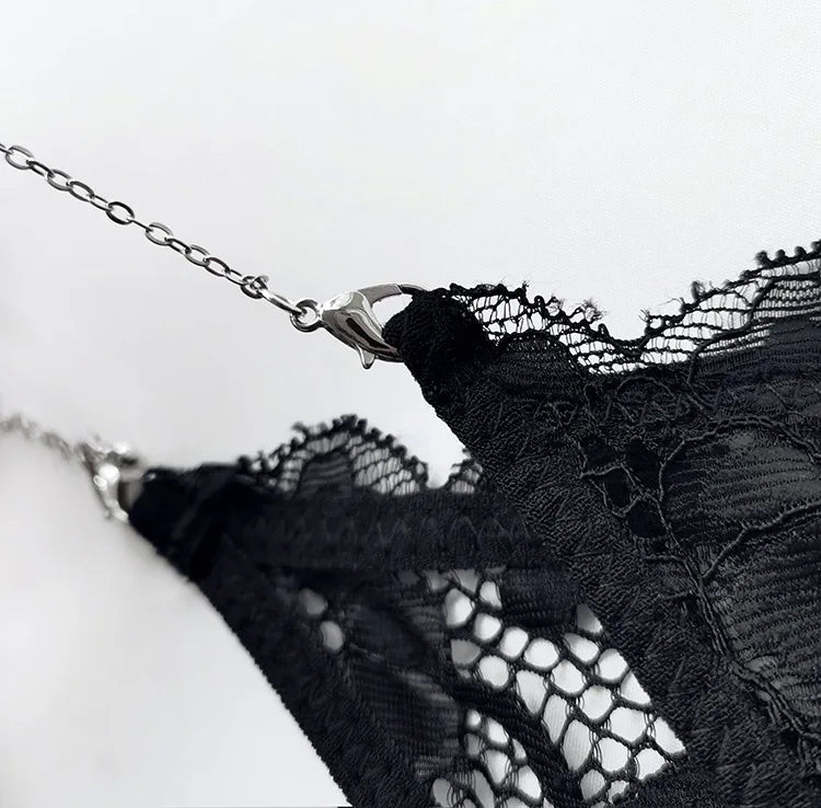 Metal Chain Hot Sexy Women Panties Cotton G String Girls Briefs Letter Thong Erotic Female Underwear Low Waist Intimates