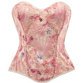 European and American waist cinching jacquard court corset abdominal and chest support tight fitting shapewear bone suit summer