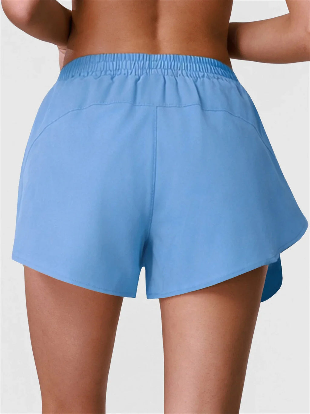 Breathable Yoga Tennis Shorts Women Anti Glare Belt Lined Sports Pants Outwear Quick Drying Training Running Fitness Shorts