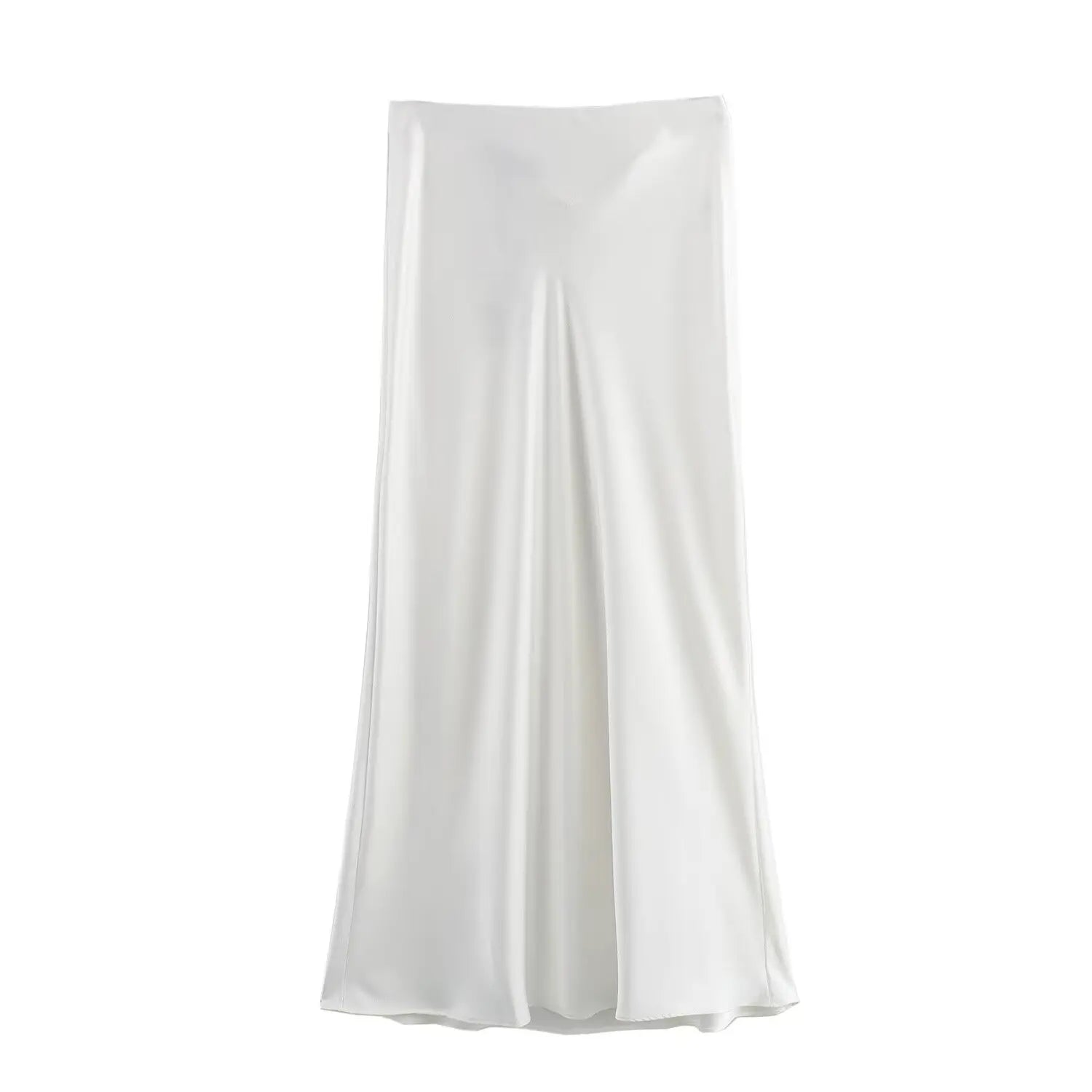 Foridol Autumn Winter Burgundy Satin Skirt Women Party Silk Skirt High Waist Straight Long Faldas Mujer Christmas Skirt