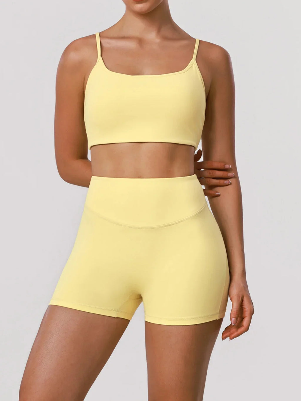 2 Pieces Sportswear Women Yoga Shorts Set Short Sleeve Sports T Shirts High Waist Hip Lifting Running Leggings Fitness Outfits