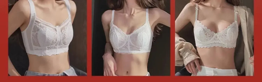 MOYISU Adjustable Anti-Sag Bra for Women, Big Bust Minimizer Wireless Bralette Lightweight No Spillage Comfort Plus Size Summer