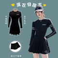 New Women's Split Style Swimsuit for Slimming, Belly Covering, and High-end Sports Style