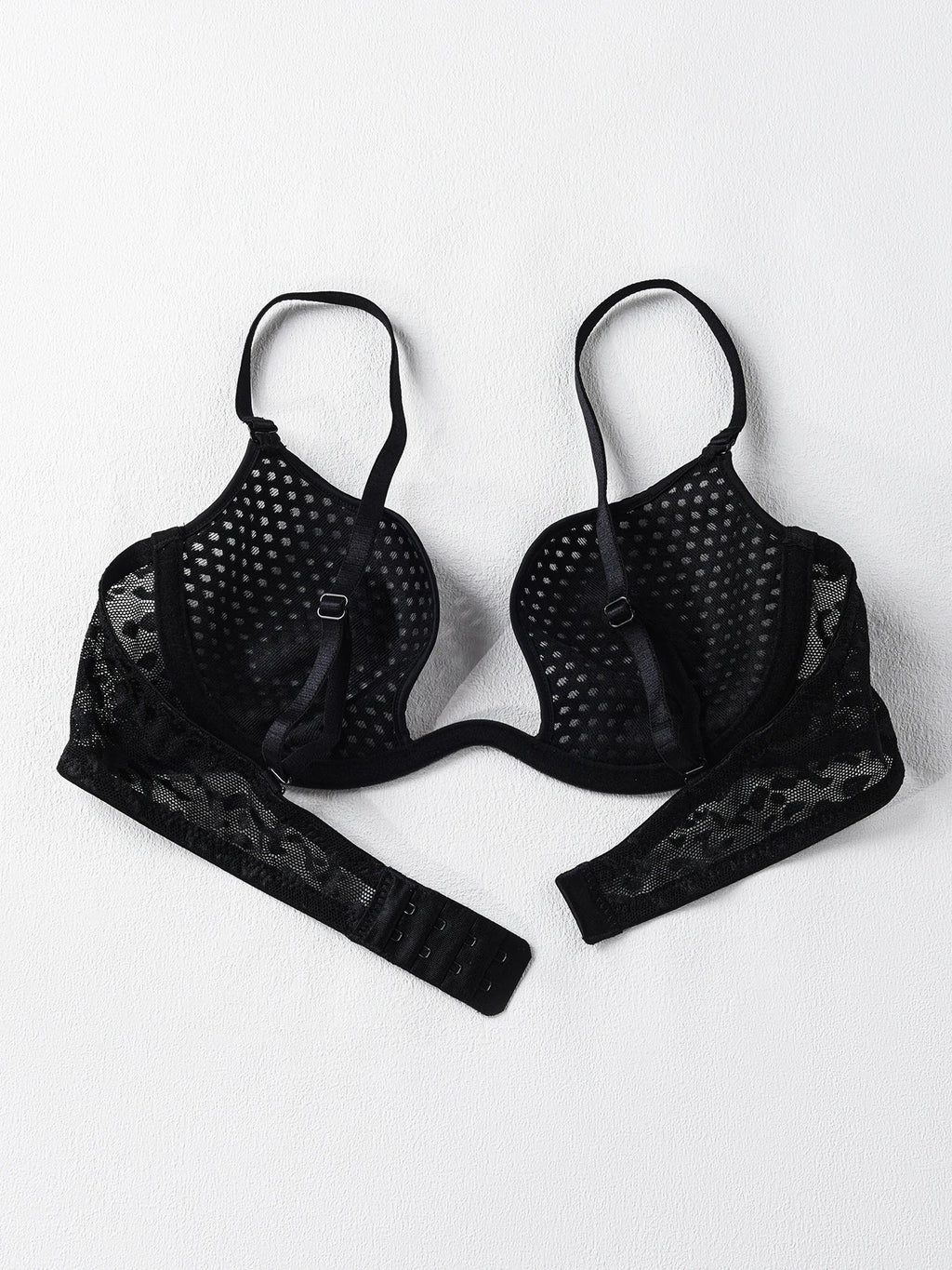 Sexy U-shaped spacer bra thin mesh Breathable underwear underwire comfortable stylish Lingerie bralette
