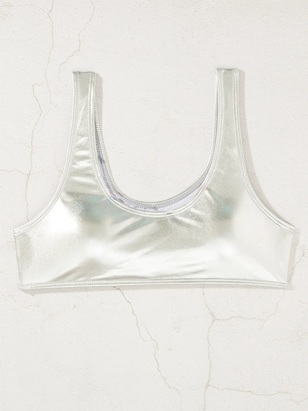 sexy metallic bandeau bikinis sets two pieces 2026 high waist thong swimsuit female bathing suit swimwear biquini tankini
