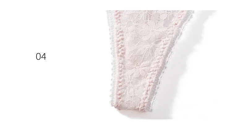 Lace Girls G String Sexy Panties Women Underwear Briefs Hollow Out Thong High Quality Transparent Underpants Lingerie Intimates
