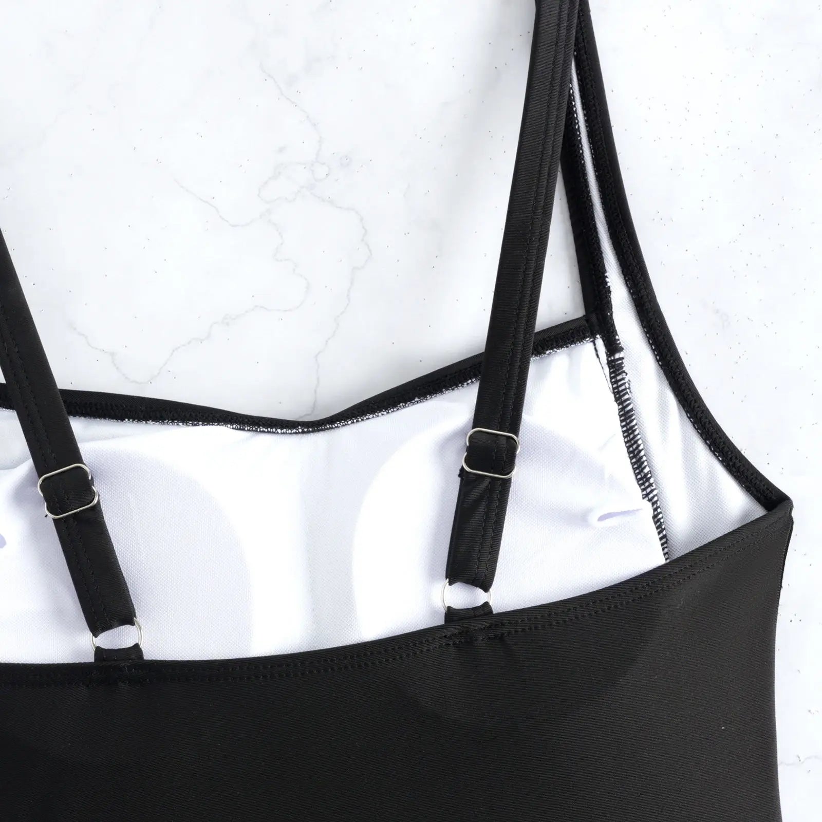 2026 Strappy Tankini Set Two Pieces Swimwear Female Beach Wear Swimsuit Women Bathers Bathing Swimming Swim Suit Beachwear