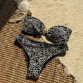 Toucheart 2 Piece Macarons Lingerie Sexy Female Lingerie Strapless Split Swimsuit Bikini Lingerie Sexy Hot Sensual Exotic Sets