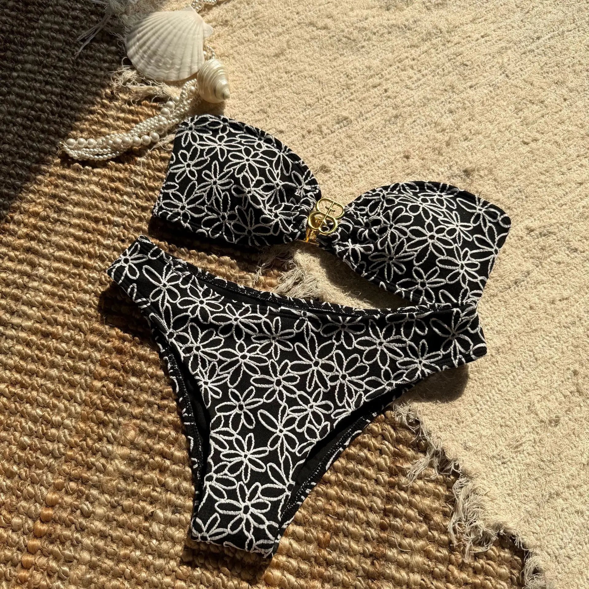 Toucheart 2 Piece Macarons Lingerie Sexy Female Lingerie Strapless Split Swimsuit Bikini Lingerie Sexy Hot Sensual Exotic Sets