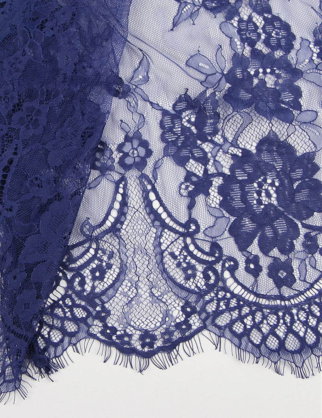 5xl 6xl Blue Kimono Femme Lace Robe Transparent Dress Plus Size Clothing Sexy Peignoirs For Women Nightie Long Sleeve Nightgowns