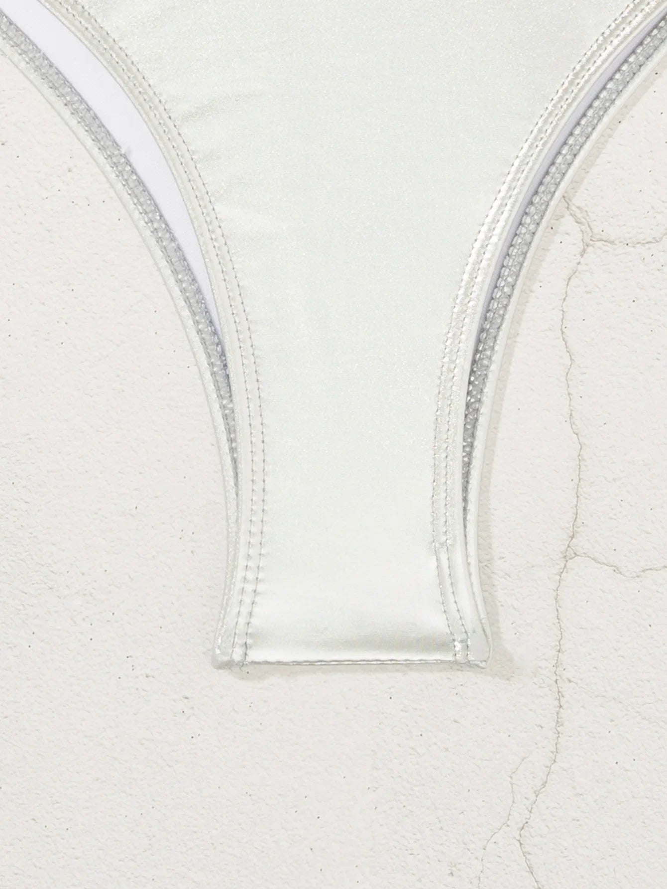 sexy metallic bandeau bikinis sets two pieces 2026 high waist thong swimsuit female bathing suit swimwear biquini tankini