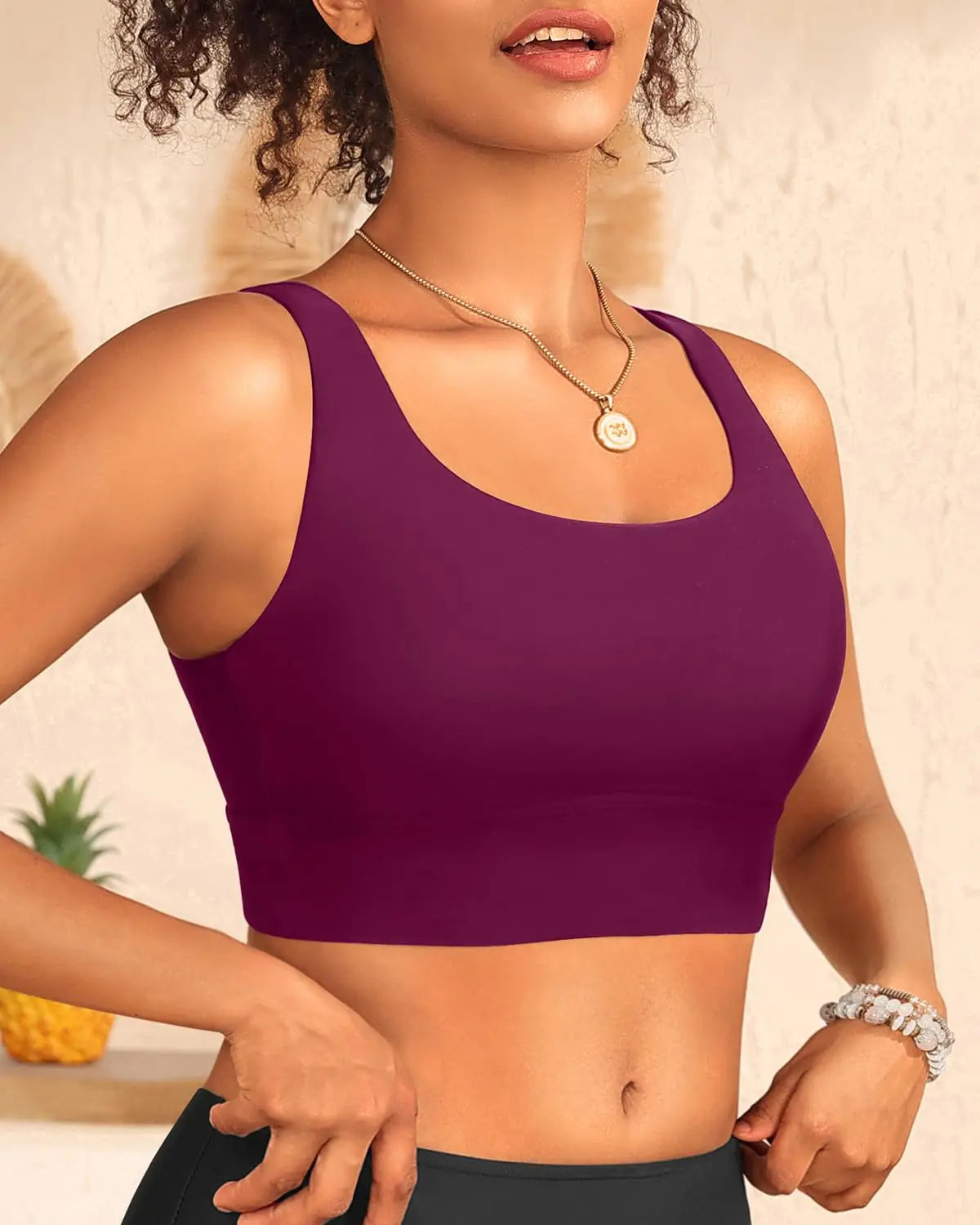 2026 Sport Swim Vest Swimsuit Only Tops Padded Swimwear Women Solid Bathers Bathing Swimming Swim Suit Female