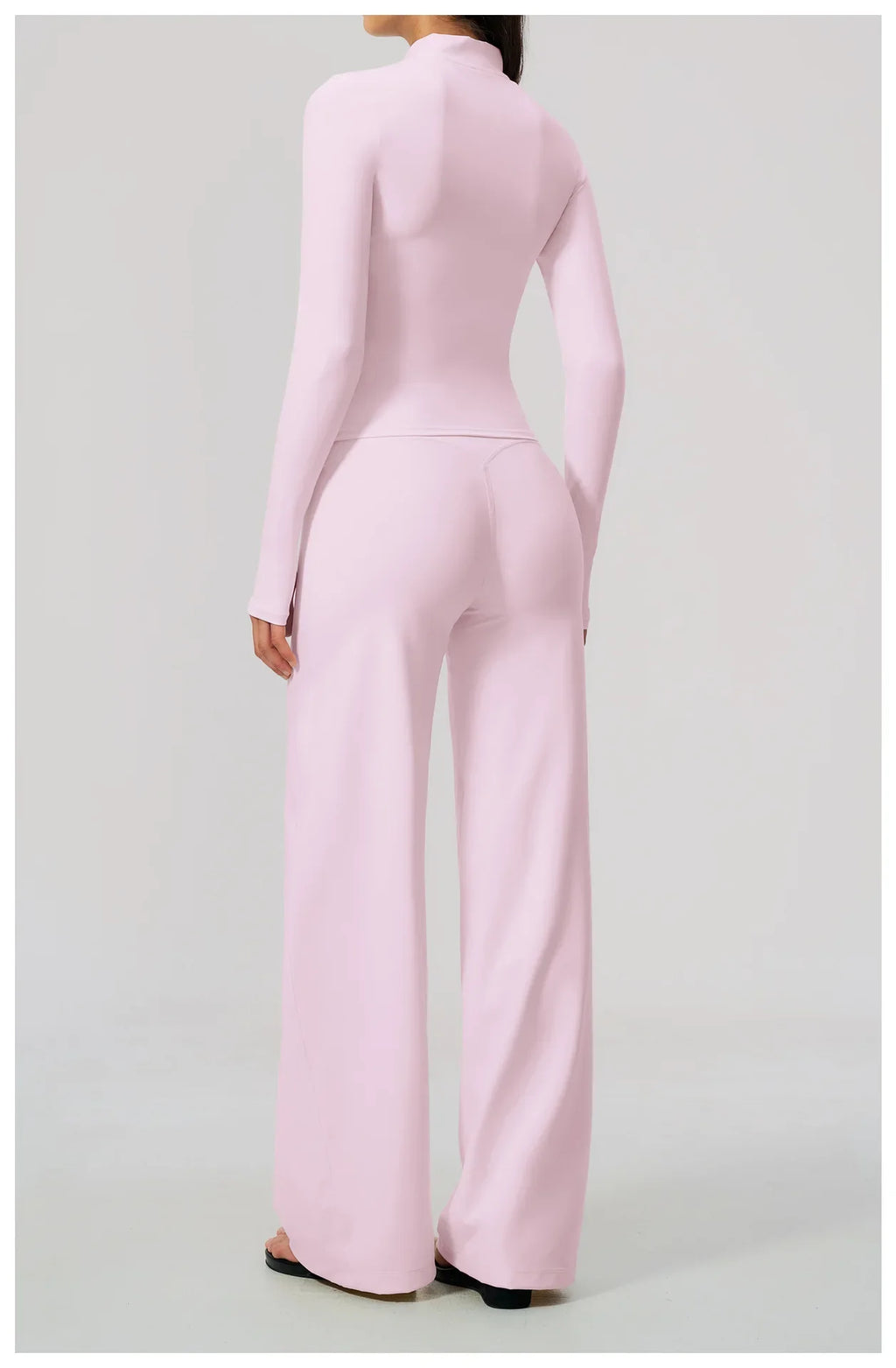 3 PCS Yoga Sets Women Long Sleeve Zipper Slim Jacket+sports Bra+high Waist Flare Pants Fitness Suits Gym Exercise Athletic Wear