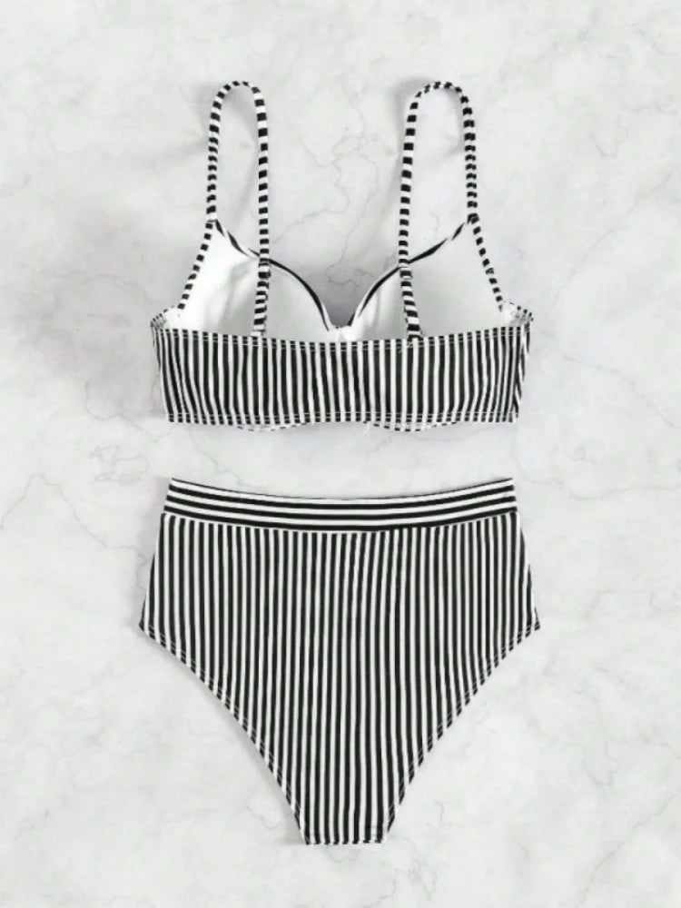 2026 High Waist Bikinis Women Print Push Up Swimsuit Floral Swimwear Female Bathers Bathing Swimming Suit Summer Beachwear