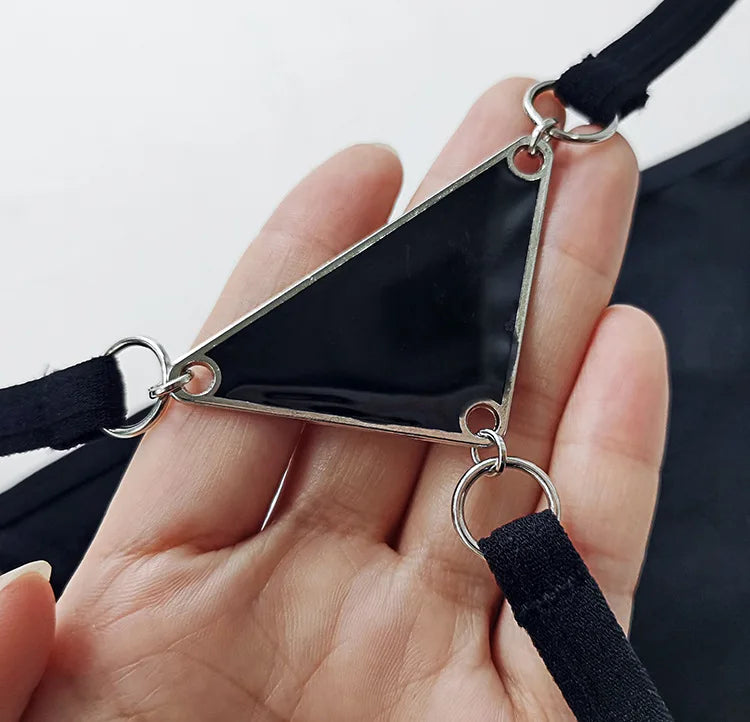 Metal Chain Hot Sexy Women Panties Cotton G String Girls Briefs Letter Thong Erotic Female Underwear Low Waist Intimates