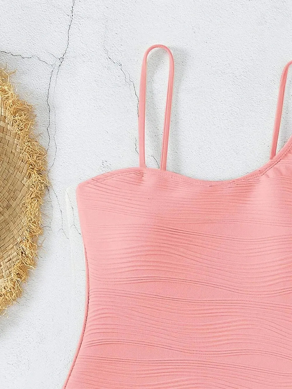 2026 Plain One Shoulder Swimsuit One Piece Solid Swimwear Women Sexy Bathers Bathing Swimming Swim Suit Female Beachwear