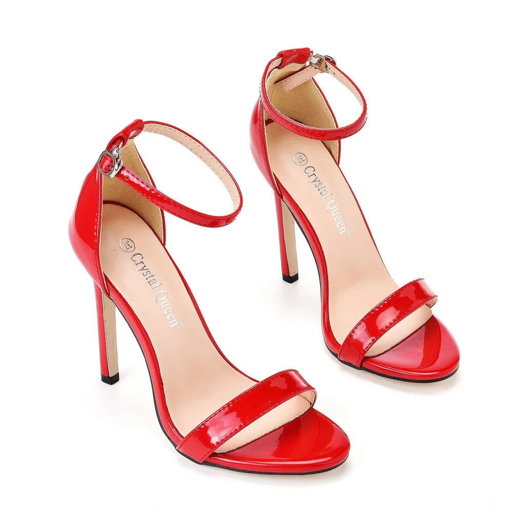 2026 spring Fashion Large Size 11cm Woman Sexy Dance Shoes Sandals Women Shoe Summer High Heels Stiletto Elegant Party Shoe