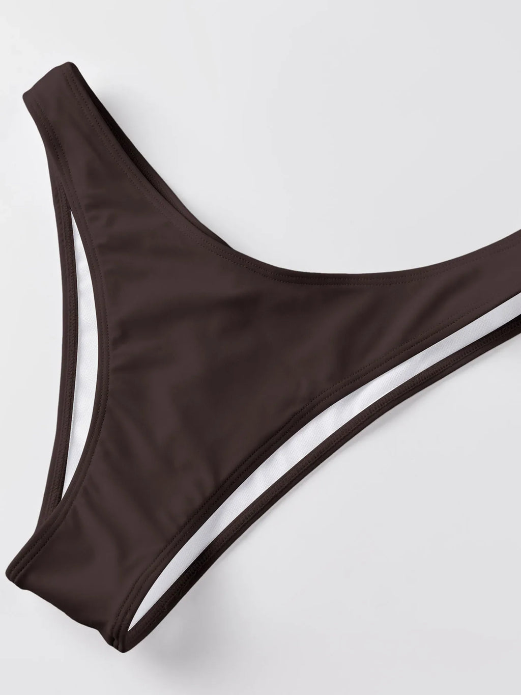 2026 Summer Womens Solid Color Bikini Sets Strapless Bra Tops with Thong Swimsuits 2 Pcs Set Bathing Suits for Beach Pool