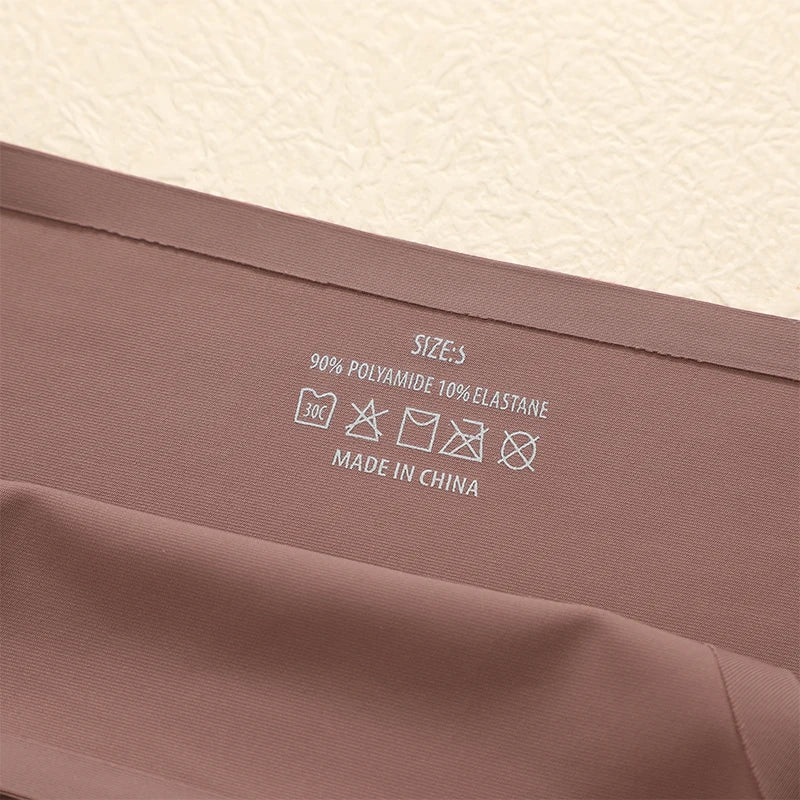 6PCS/SET Seamless Thong Women Thin Strap Low Waist High Flexibility Panties Sexy Ladies Briefs Comfortable Multicolor Underwear