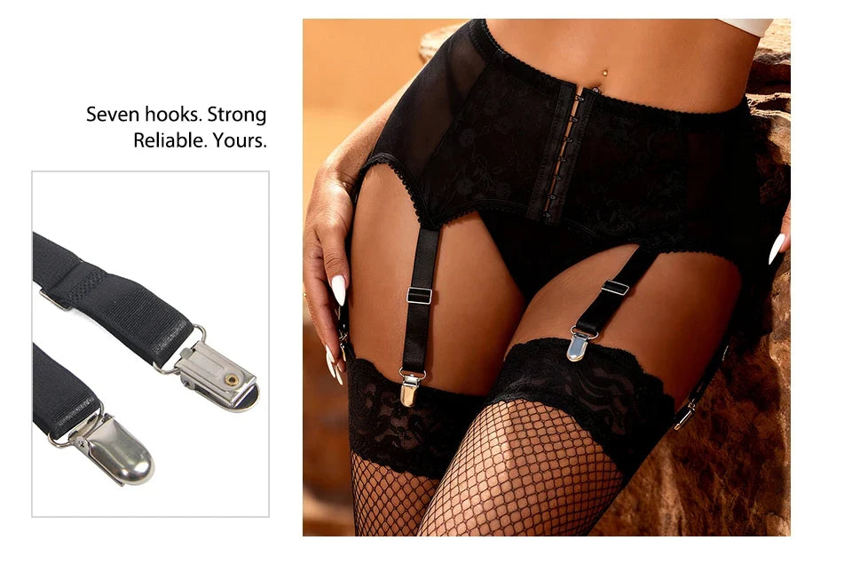 Ohyeah White Sexy Garter Belt Black Imitation Leather Lace Garter Suspenders Lingerie Hot Elastic High Waist Stocking Belt