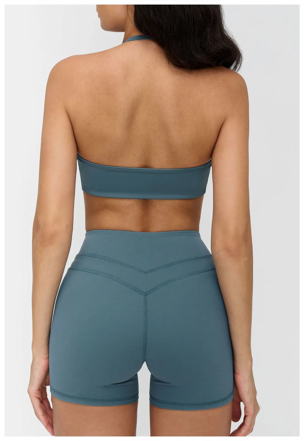 Neck Hanging Sports Bra High Support Women Push Up Bra Summer Gym Clothes Fitness Halter Top Quick Dry Running Workout Underwear