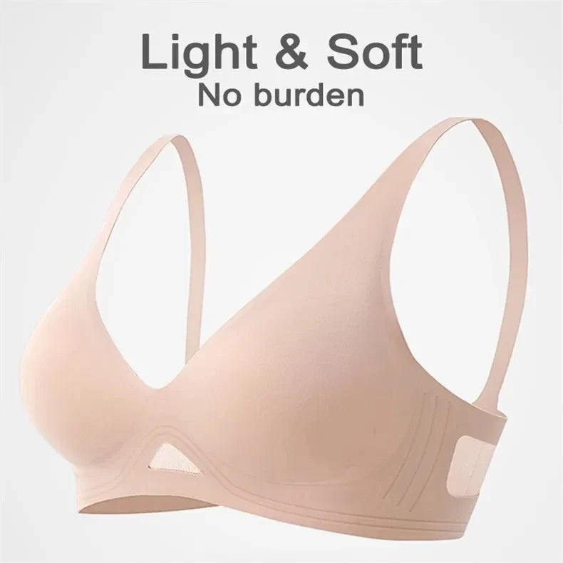 Wire Free Bra Brassieres Push Up Bralette Sexy Seamless Bras For Women Female Lingerie Woman Silky Underwear Intimate Sleepwear