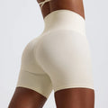 Hearuisavy Summer Soft Yoga Shorts Buttock Lift Gym Leggings Women High Waist Sports Shorts Women Running Workout Shorts Female