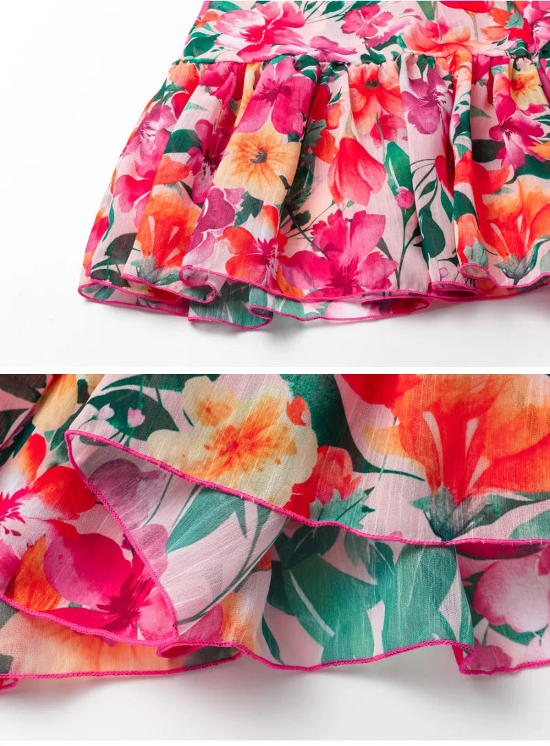 2026 New Fashion High Quality One Piece Swimsuit Skirt Swimsuit Print Padded Swimwear Women Slimming Bathing Suit Beach Wear