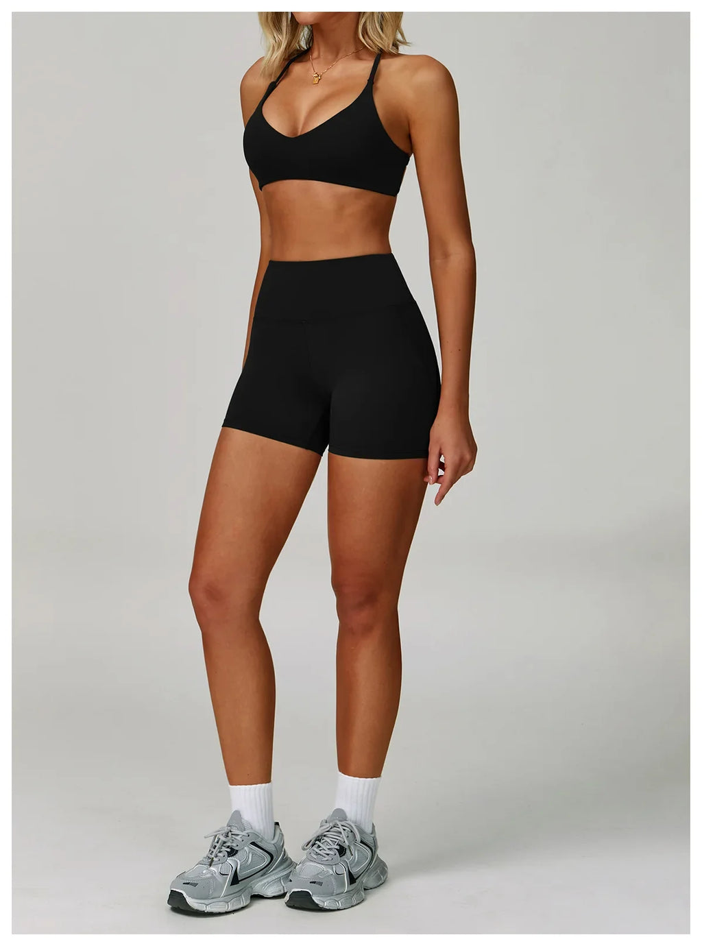 Hearuisavy Women's Running Comfort 2Pcs Sports Pants Set High Waist Push Up Workour Sportswear Casual Cycling Jogging Yoga Bras