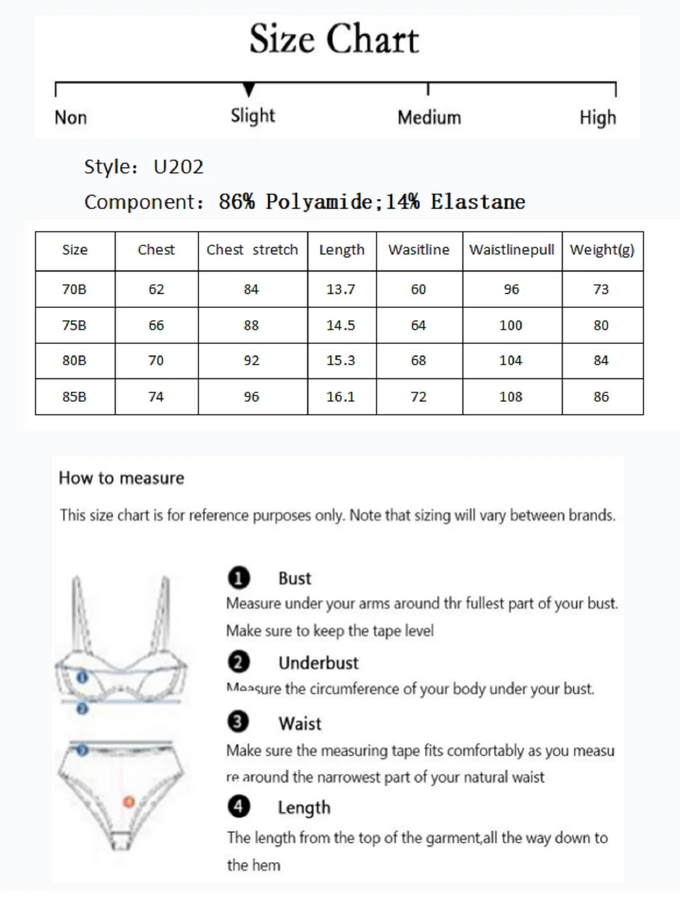 Fashion Solid Sexy Back Closure Two-Piece Push Up  Lingerie Set Clothes Of Women U202