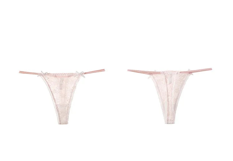 Lace Girls G String Sexy Panties Women Underwear Briefs Hollow Out Thong High Quality Transparent Underpants Lingerie Intimates