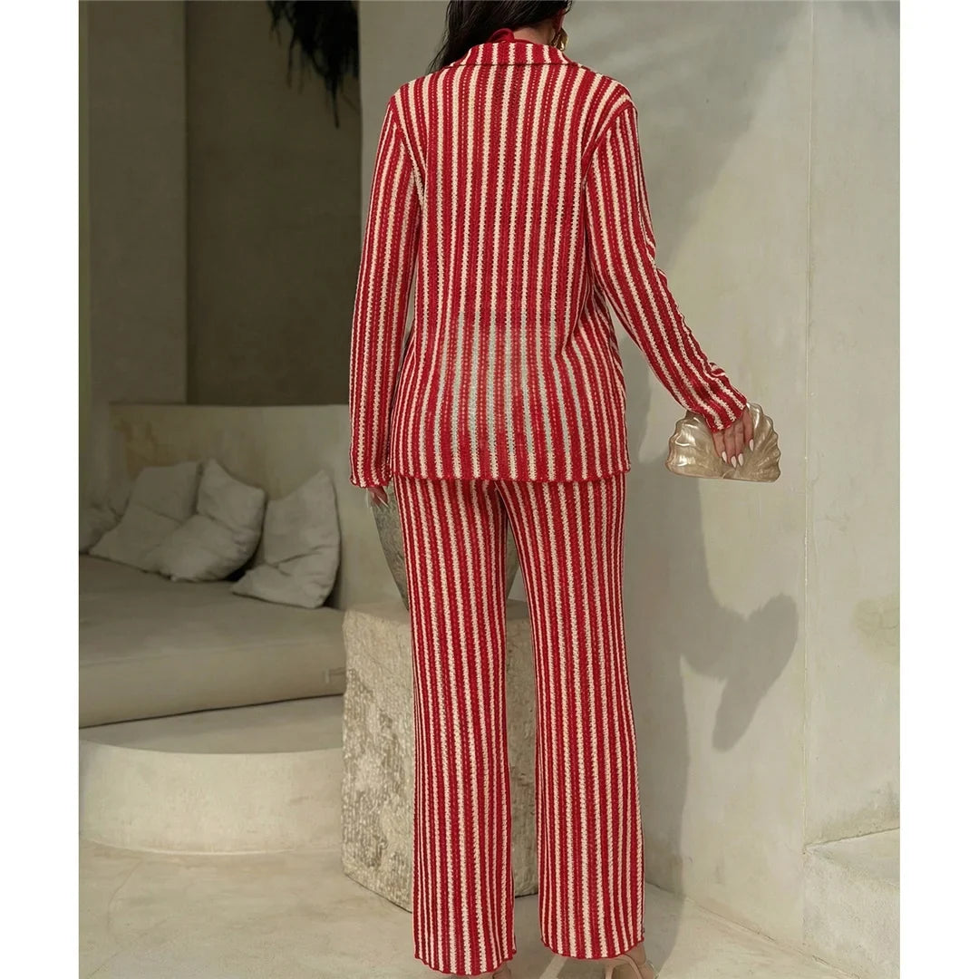 4PCS Striped With Long Sleeve Pants Bikini Female Swimsuit Women Swimwear Bather Bathing Suit Swim Four-pieces Bikini set K8072