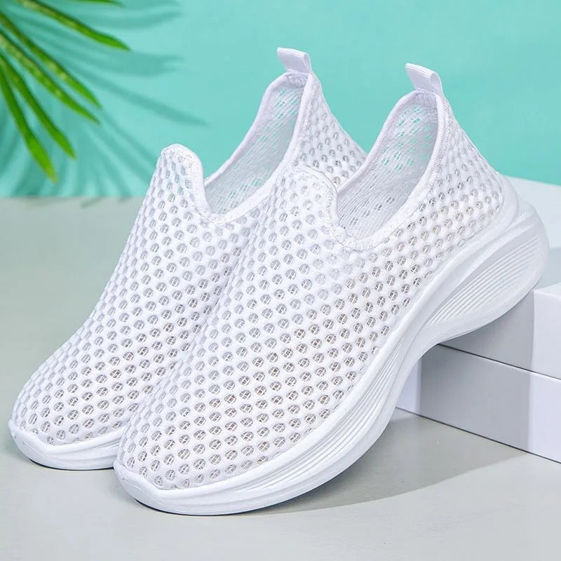 2026 New Women's Summer Breathable Mesh Flat Shoes Women's Shoes Casual Sneakers Shoes,