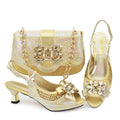 Doershow Lastest Italian Design Fashion Style Ladies Shoes with Matching Bag Set 2026 Nigerian Shoes and Bag Set! HX1-1