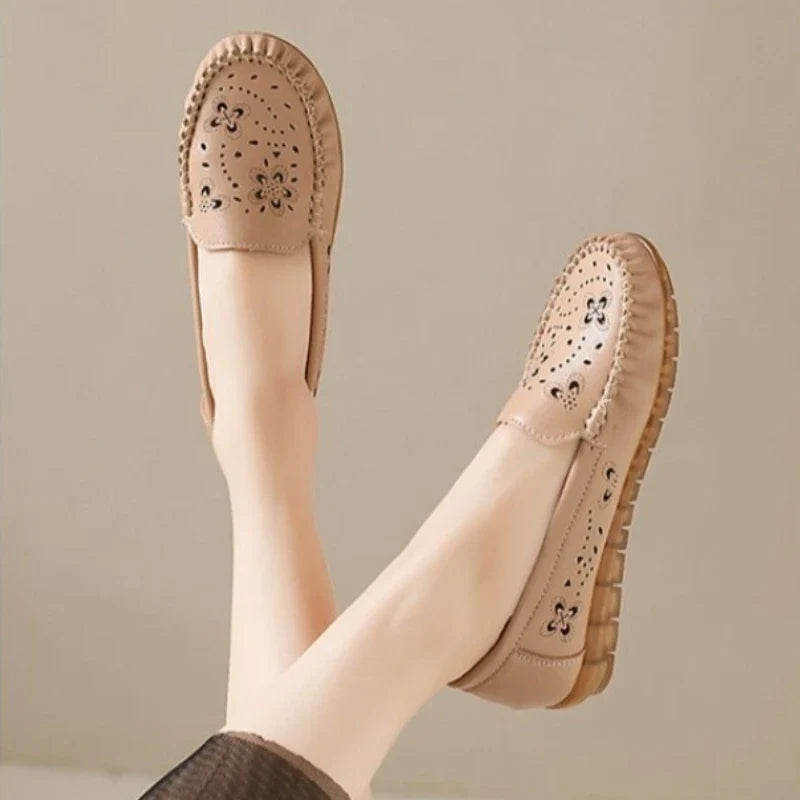 Summer New Fashion Round Toe Nurse Shoes Soft Sole Non-slip Sandals Flat Shoes Breathable Casual Sports Women's Shoes