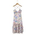 Sexy Backless Cross-strap Dress Elegant For Women With Stylish Design Ruffle Trim Slim Fit Fairy-style Beach Dress Charming FD1T