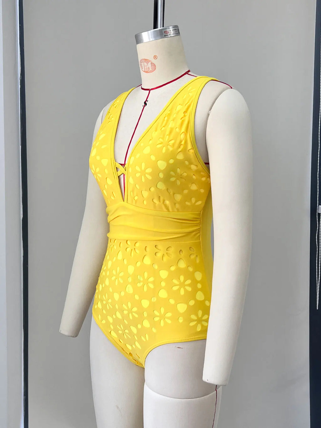 2026 High Quality One Piece Swimsuit Floral Ruffle Printed Push Up Women Bikini Set Swimwear Slimming Bathing Suit Beach Wear