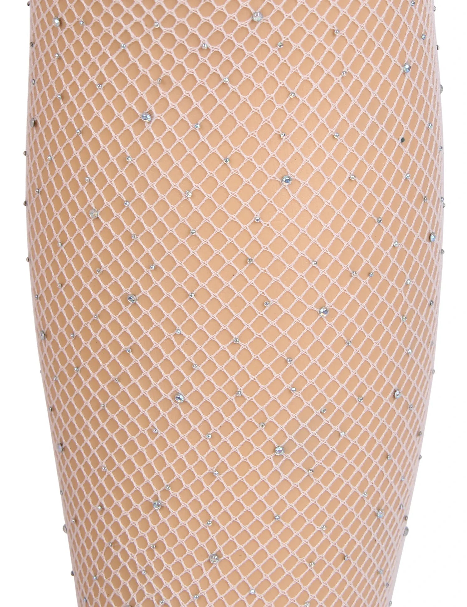 5XL White Stockings for Women Sexy Lace Shiny Rhinestone Small Fishnet Double Anti-Slip Silicone Tights Hot Thigh High Stockings