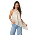 Women's Summer Solid Color/Dot Print Halter Tops Stylish Layered Asymmetrical Handkerchief HemSleeveless Vest
