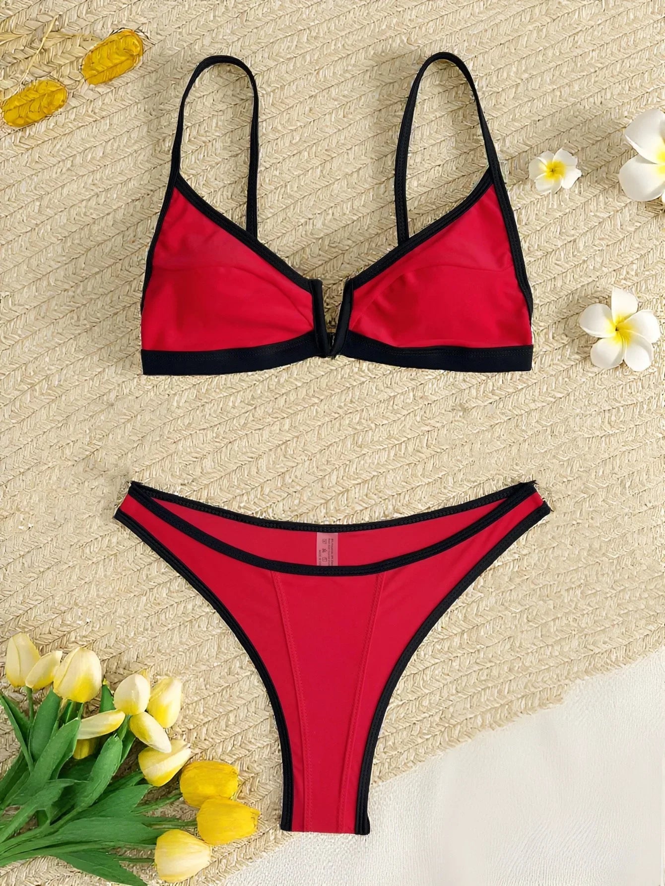 sexy patchwork mini bikinis sets two pieces swimsuit thong swimsuit Swimwear Biquini conjunto de bikini tankini beachwear